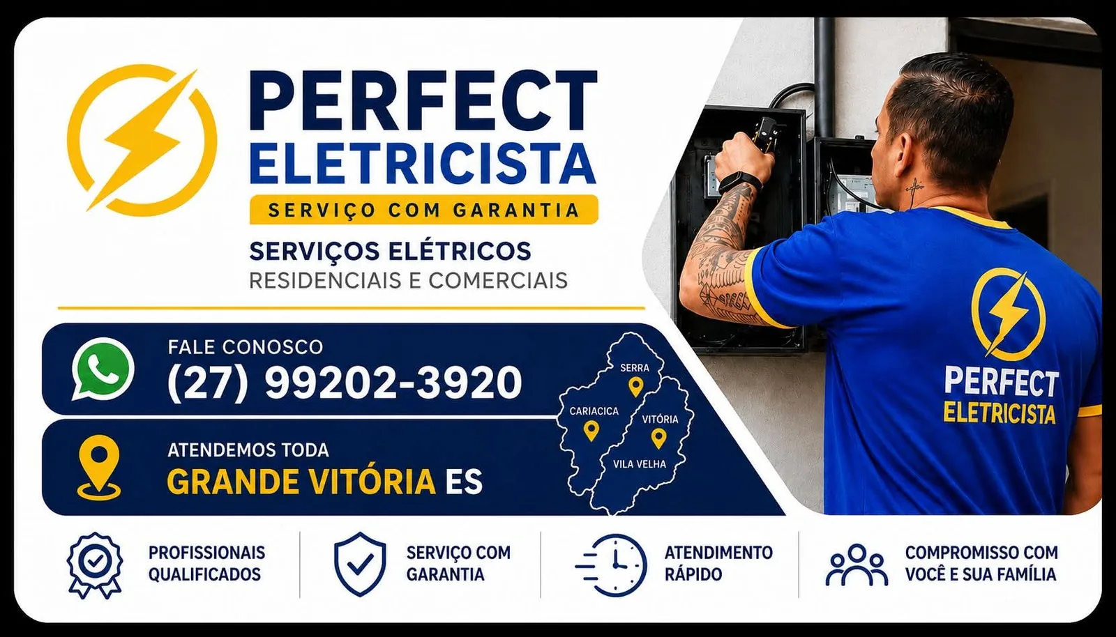 Perfect Eletricista - serviços elétricos residenciais e comerciais