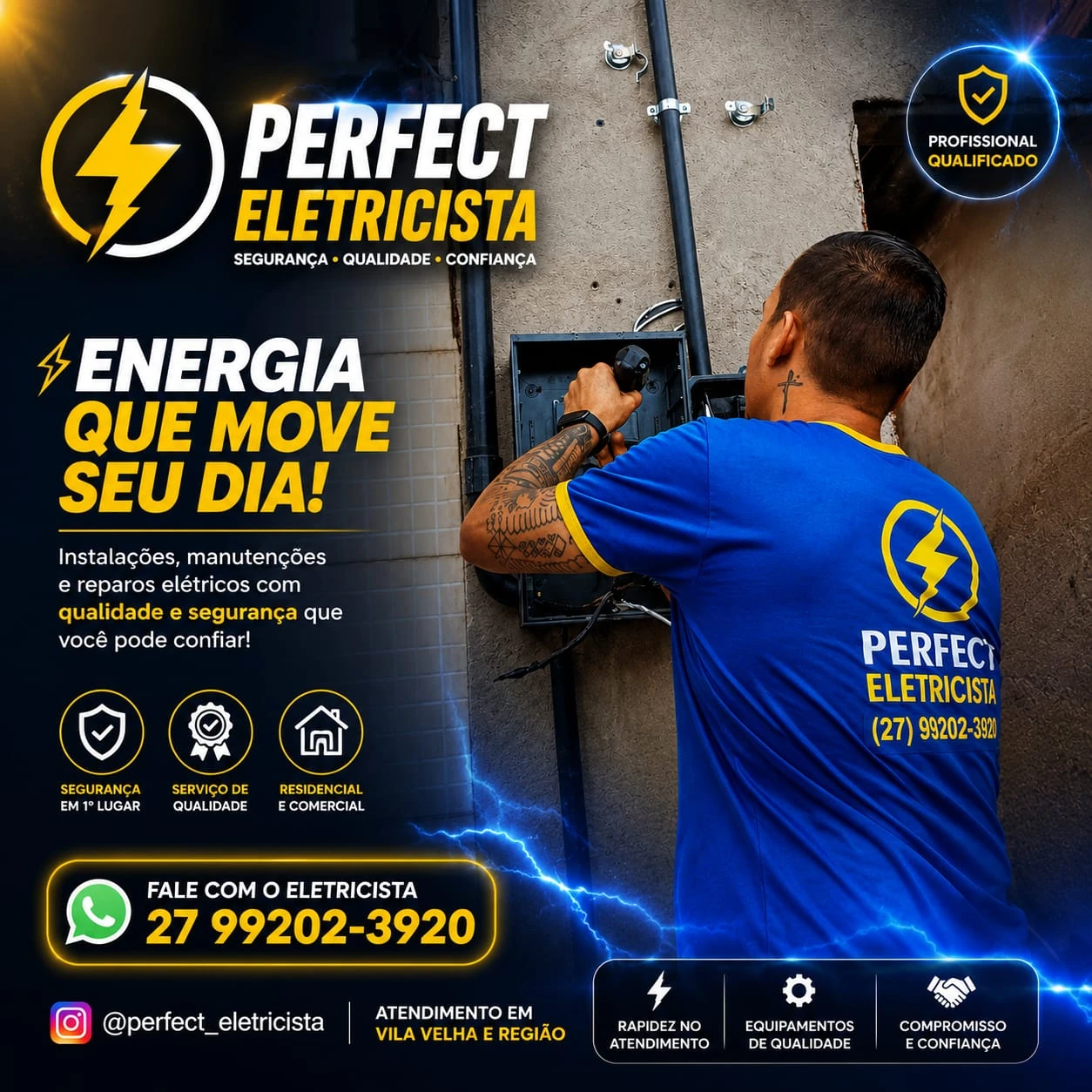 Perfect Eletricista - energia que move seu dia